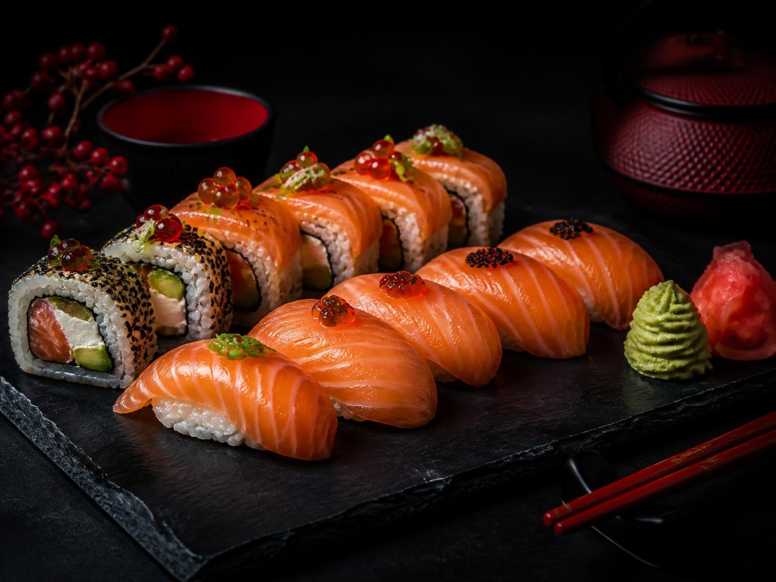 Combinado de sushi do MCA Sushi